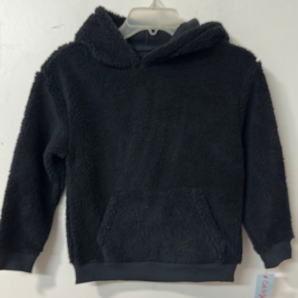 Cat & Jack Other - Cat & Jack Black Pullover Hoodie Sweatshirt fuzzy material